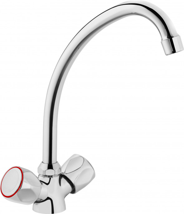 Bateria zlewozmywakowa Deante Teno chrom stojąca BON_060D