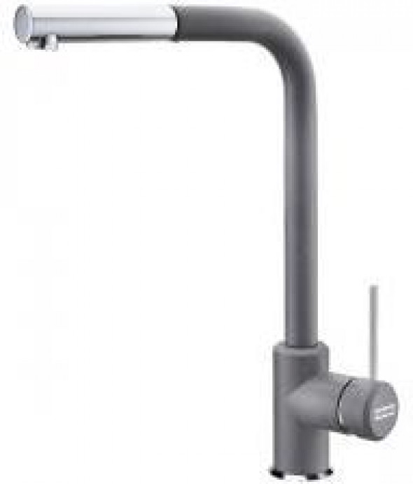 Bateria zlewozmywakowa Franke Sirius Side Pull Out Chrom/Kamienny Szary 115.0476.824