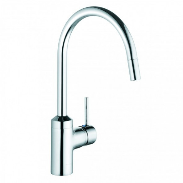 Bateria Zlewozmywakowa Kludi BOZZ z wyciąganą wylewką Chrom 428510576