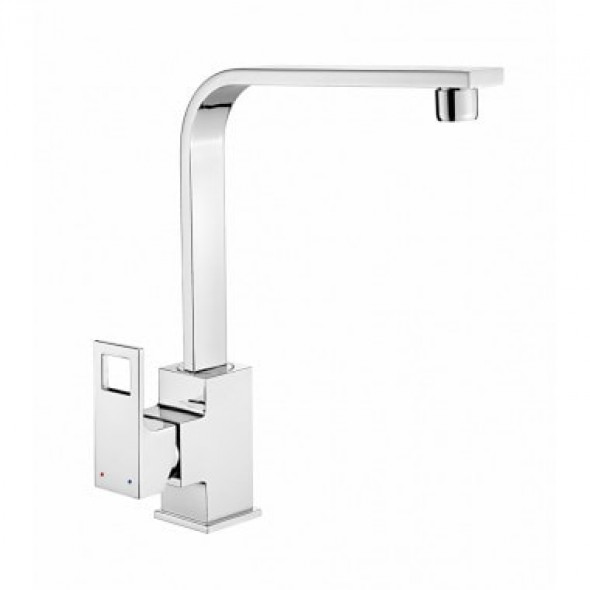 Bateria zlewozmywakowa stojąca Deante Anemon z wylewką Chrom U BCZ062M