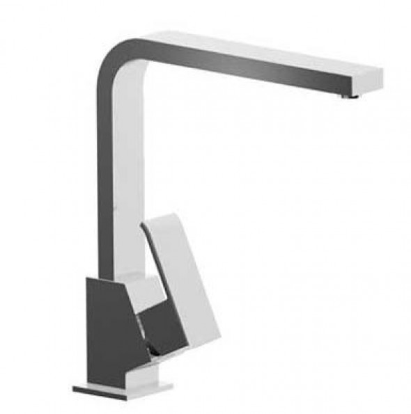 Bateria zlewozmywakowa Tres Cuadro z dźwignią Chrom 106440