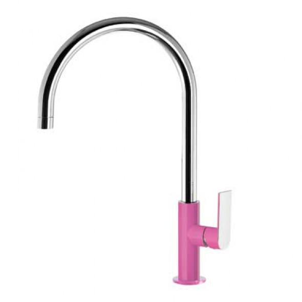 Bateria zlewozmywakowa Tres Loft colors fuksja 20044002FU