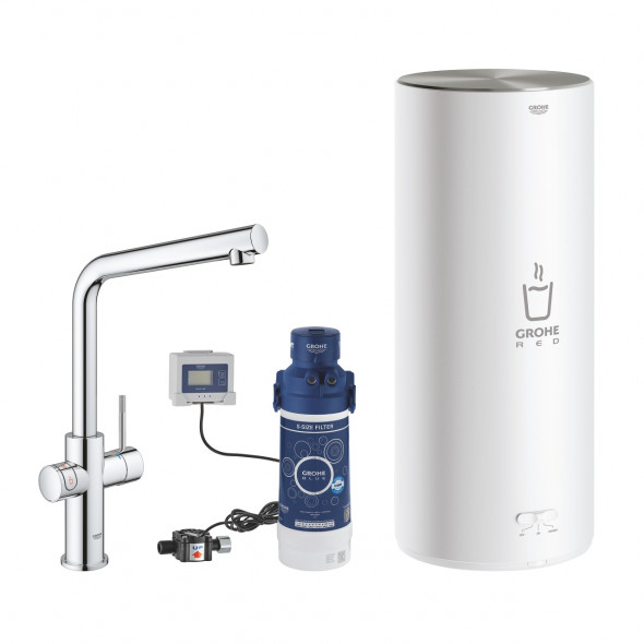 Bateria zlewozmywakowa z bojlerem Grohe Red Duo L chrom 30325001