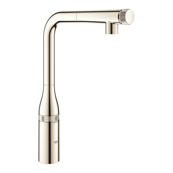 Bateria zlewozmywakowa z funkcją SmartControl Grohe Essence Smartcontrol polished nickel 31615BE0