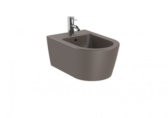 Bidet podwieszany Roca Inspira Round 37×56 cm cafe A357525660