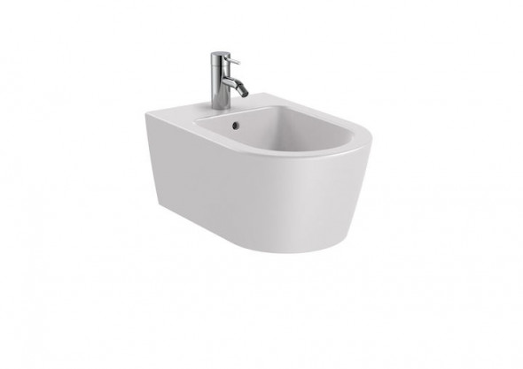 Bidet podwieszany Roca Inspira Round 37×56 cm perłowy A357525630