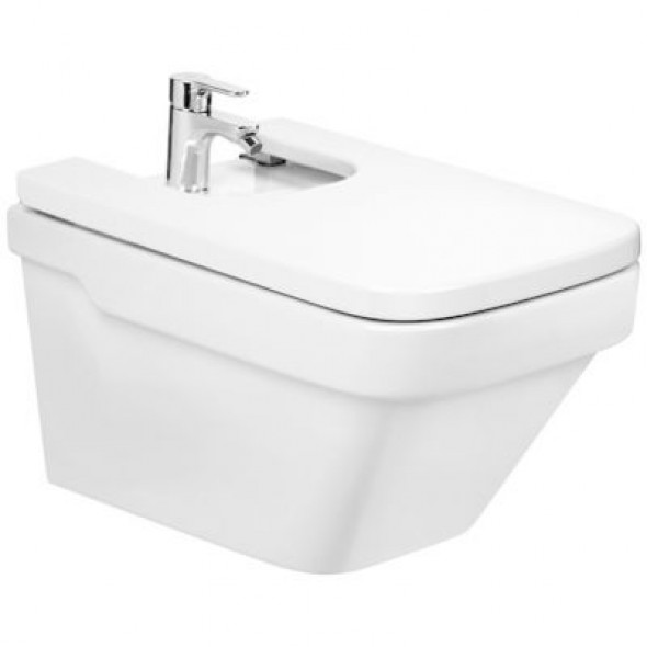 Bidet podwieszany, ukryte mocowania Roca Dama – N 36x57 cm, biały A357788000