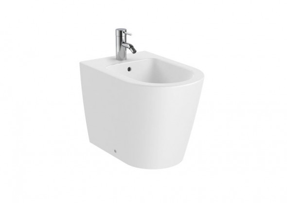 Bidet stojący Roca Inspira Round 37×56 cm biały mat A357527620