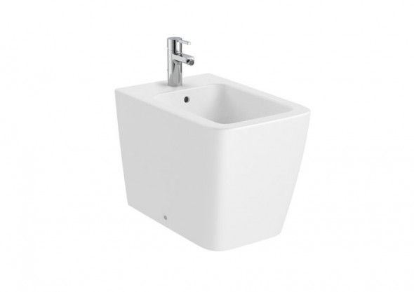 Bidet stojący Roca Inspira Square 37×56 cm biały mat A357537620