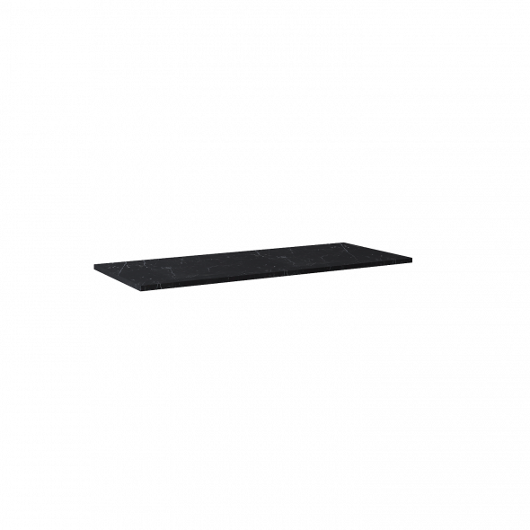 Blat marmur Elita Marquina 120x46x2 cm black mat 167483