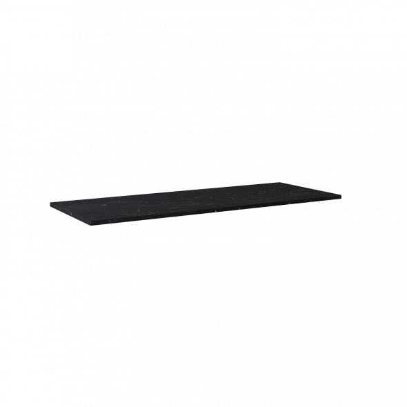 Blat marmur Elita Marquina 140(90+50)x49,4x2 cm black mat 167478