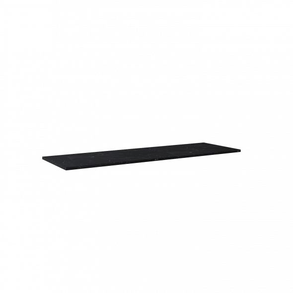 Blat marmur Elita Marquina 160x46x2 cm black mat 167485