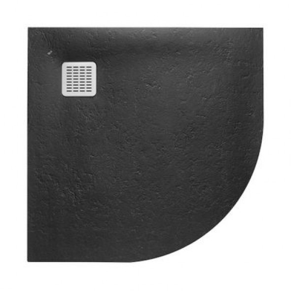 Brodzik 1/4 koła Roca Terran 900x900 mm R550  Czarny AP10538438401400