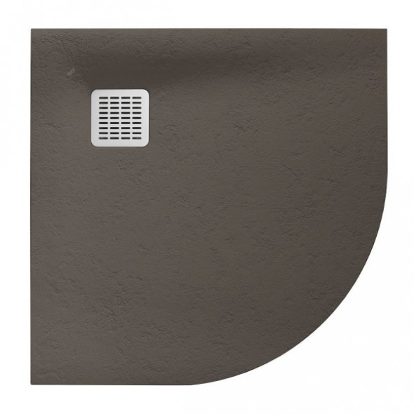Brodzik kompozytowy 1/4 koła STONEX Roca Terran 900x900 mm cafe AP10538438401660