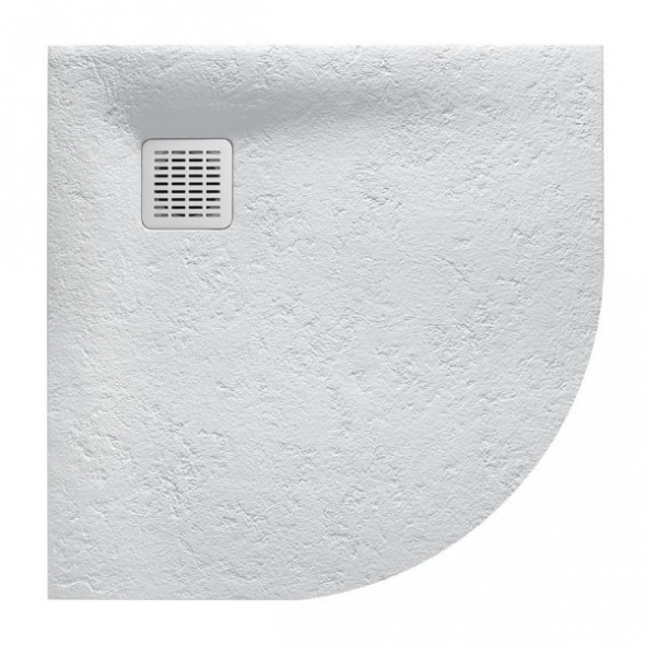 Brodzik kompozytowy 1/4 koła STONEX Roca Terran 900x900 mm perłowy AP10538438401630