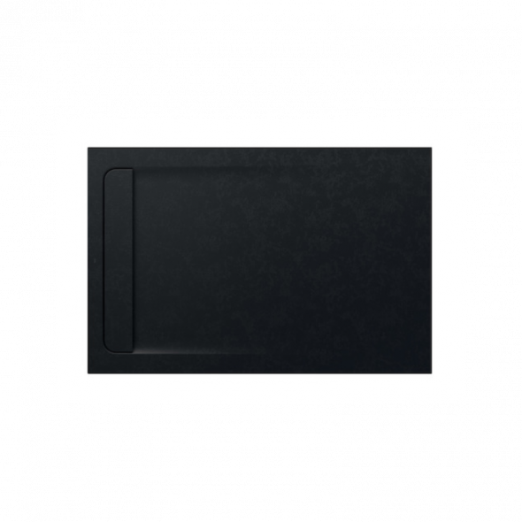 Brodzik kompozytowy prostokątny Roca Aquos STONEX® 1400x900 mm czarny AP60157838401400