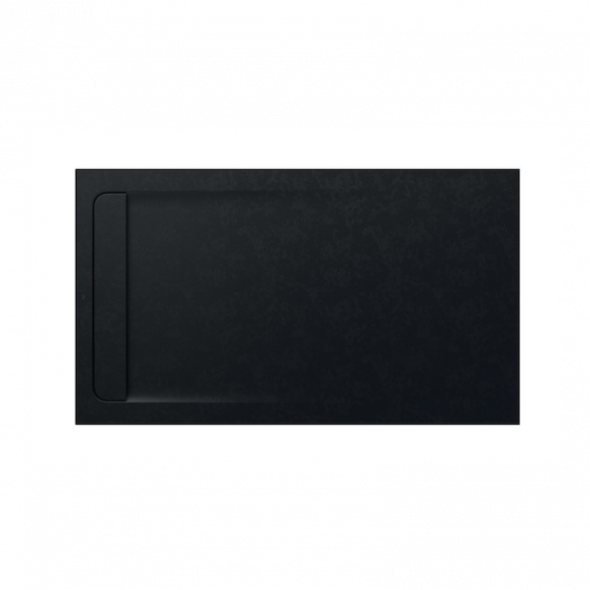 Brodzik kompozytowy prostokątny Roca Aquos STONEX® 1600x900 mm czarny AP60164038401400