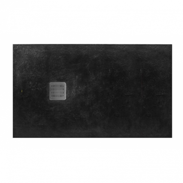 Brodzik kompozytowy prostokątny Roca Terran STONEX® 1800x1000 mm czarny AP1017083E801400