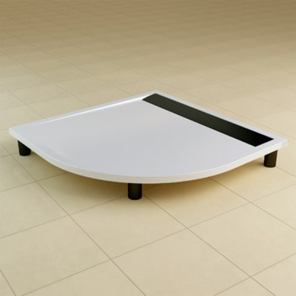 Brodzik konglomeratowy 1/4 koła SanSwiss Ronal Ila WIR 100x100 WIR551000404