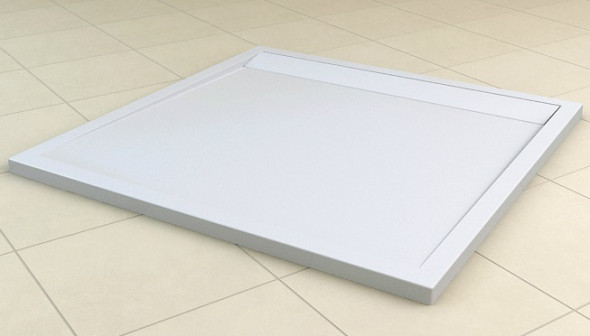 Brodzik konglomeratowy kwadratowy SanSwiss Ronal Ila WIQ 80x80 WIQ0800404