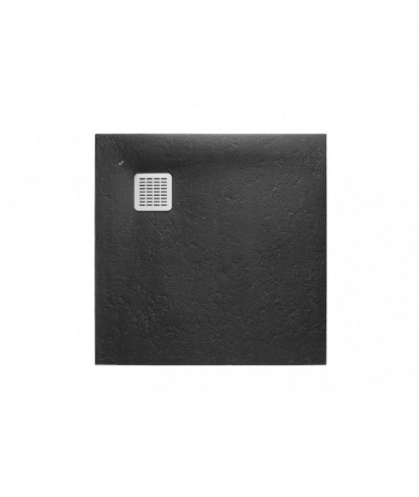 Brodzik kwadratowy Roca Terran 800x800 mm Syfon w kpl. Czarny AP10332032001400