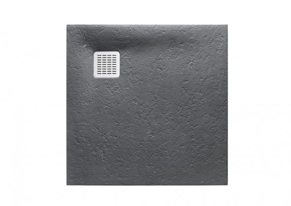 Brodzik kwadratowy Roca Terran 900x900 mm Syfon w kpl. Szary łupek AP10338438401200