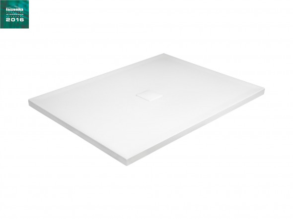 Brodzik prostokątny Besco Nox 130 biały 130x90x3 BMN130-90-BB