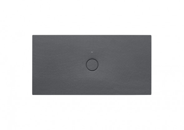 Brodzik prostokątny ceramiczny Roca Cratos Senceramic 1400 x 700 mm Onyks A3740L5640