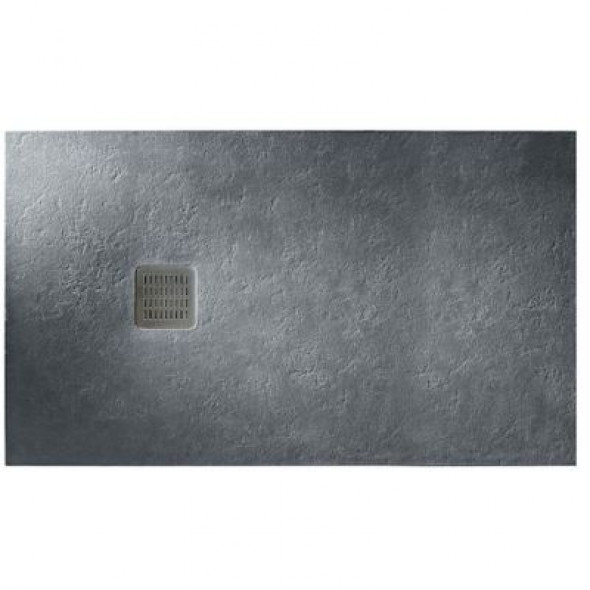 Brodzik prostokątny Roca Terran 1000x700 mm Syfon w kpl. Szary łupek AP1013E82BC01200