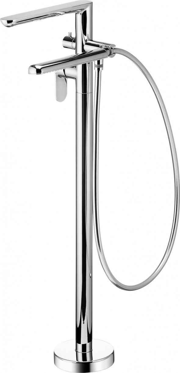 Deante Alpinia Bateria wannowa wolnostojąca z kompletem natryskowym BGA_017M