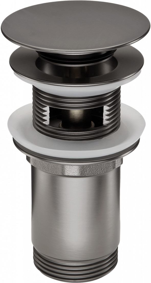 Deante Click-Clack Korek ceramiczny uniwersalny, z przelewem titanium NHC_D10U