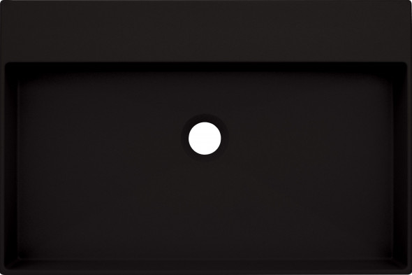 Deante Correo Umywalka stawiana na blacie 60x40 cm czarny CQR_NU6S