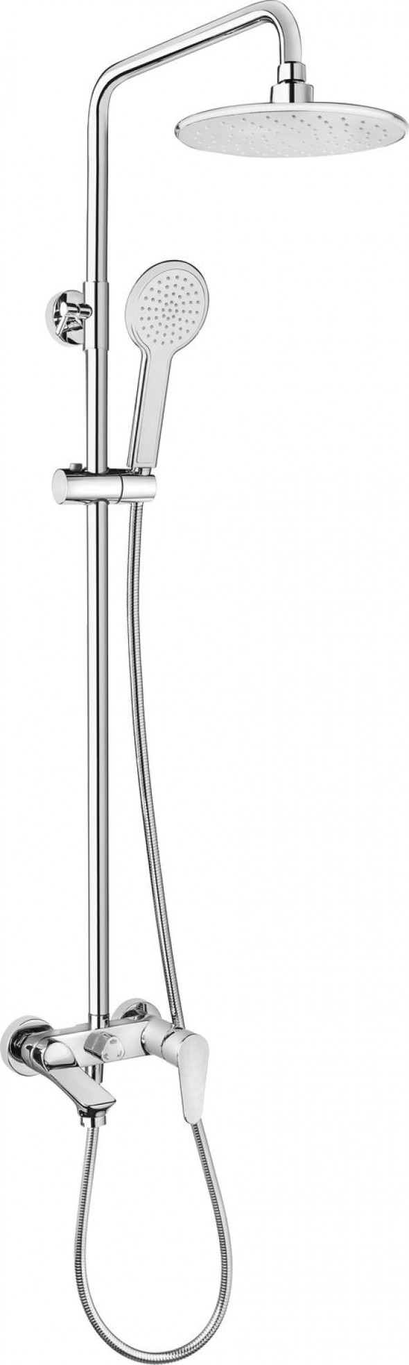 Deante deszczownia Coriander z baterią wannową NAC01JM