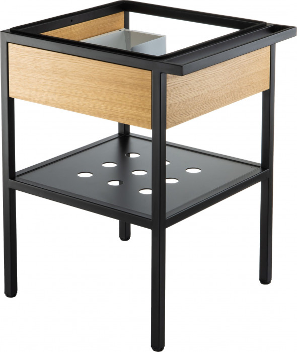 Deante Konsola łazienkowa stojąca z szufladą 66,5x50x70 cm czarny CSD_X60A