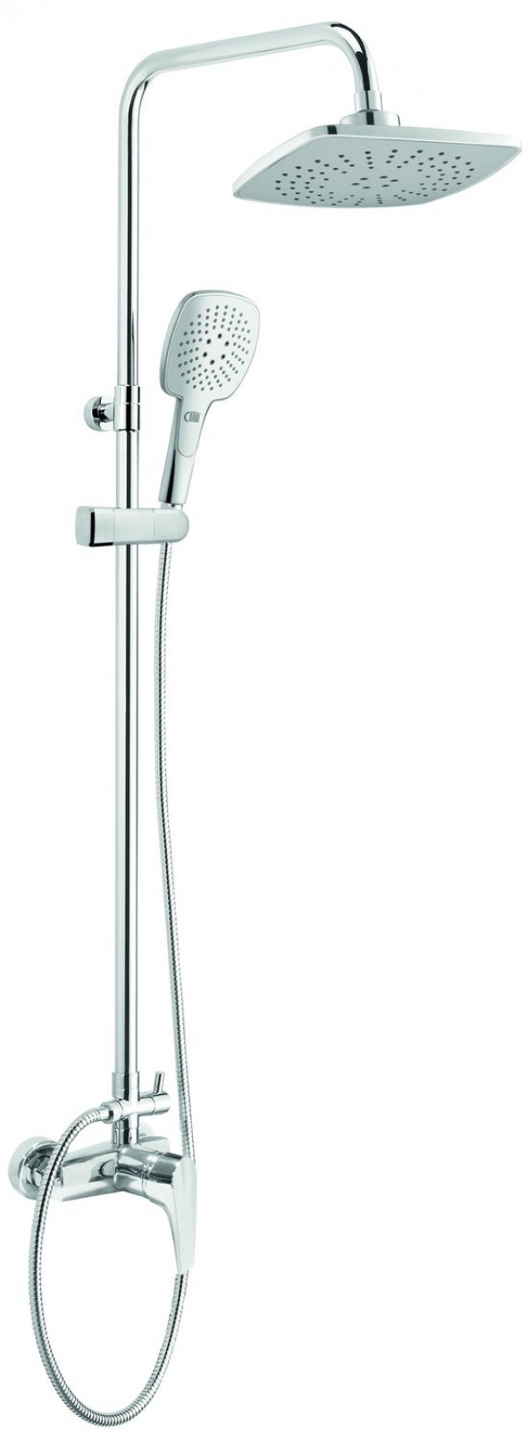 Deante Peonia Deszczownia z baterią mieszaczową NAC01EM