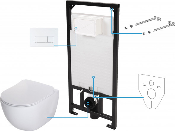 Deante Peonia Zestaw 6w1 CDEA6ZPW