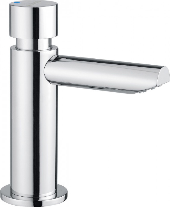 Deante Press Bateria umywalkowa czasowa stojąca bez zamknięcia odpływu chrom BBH_028L
