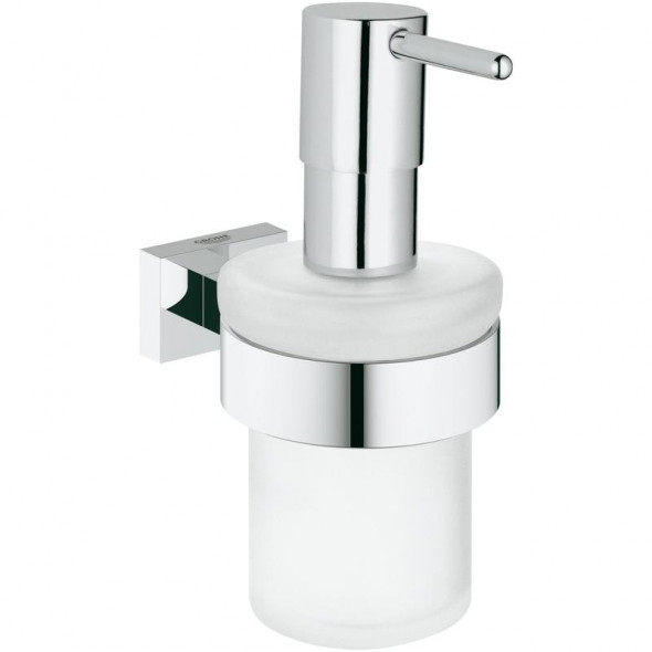 Dozownik na mydło z uchwytem Grohe Essentials Cube 40756001