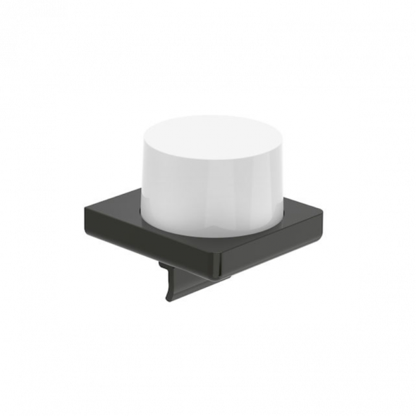 Dozownik szklany ścienny Roca Tempo 12×11 cm Titanium black A817037022