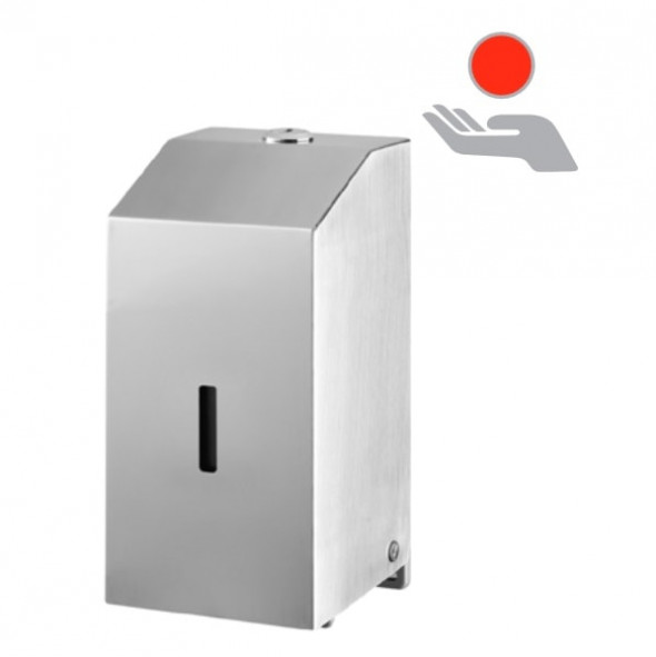 Dystrybutor mydła Bisk DM1 500ml stal satyn/nikiel 06389