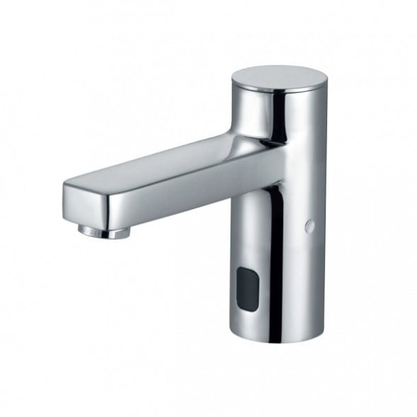 Elektroniczna bateria umywalkowa, bez uchwytu reg., zasilacz Kludi Zenta e Chrom 3820205