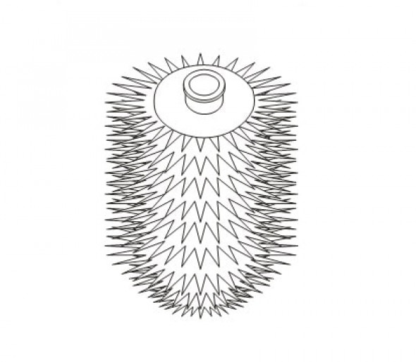 Główka do szczotki wc 07.430 i 07.431 czarna Stella Classic 80.006