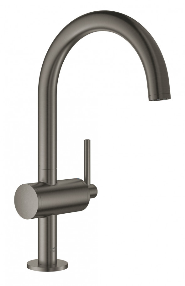 GROHE Atrio - jednouchwytowa bateria umywalkowa brushed hard graphite Grafit 32042AL3 . @
