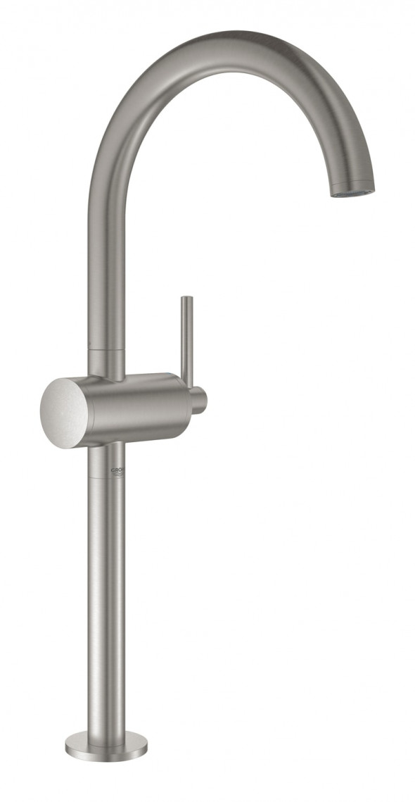 GROHE Atrio - jednouchwytowa bateria umywalkowa do umywalek wolnostojących stal nierdzewna 32647DC3