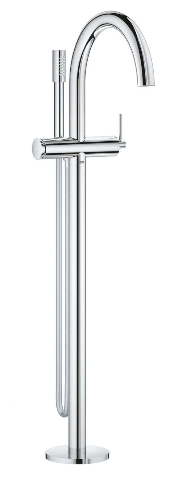 GROHE Atrio - jednouchwytowa bateria wannowa do montażu podłogowego z zestawem punktowym chrom 32653003