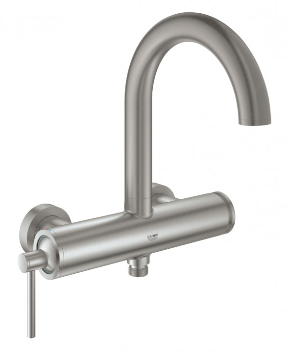 GROHE Atrio - jednouchwytowa bateria wannowa stal nierdzewna 32652DC3