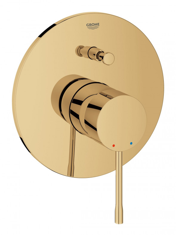 GROHE Essence New - jednouchwytowa bateria wannowa do montażu podtynkowego Cool Sunrise 19285GL1