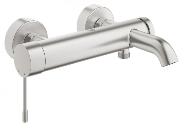 GROHE Essence New - jednouchwytowa bateria wannowa Stal 33624DC1