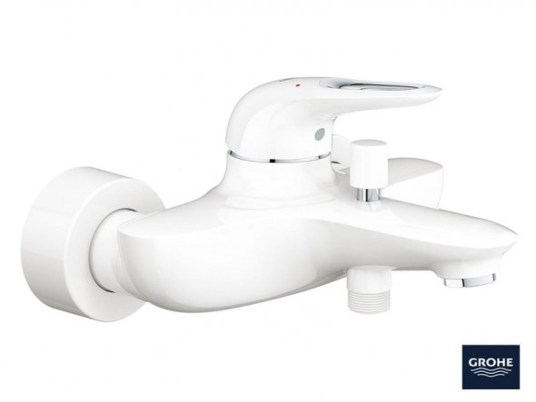 GROHE Eurostyle - jednouchwytowa bateria wannowa biały 33591LS3