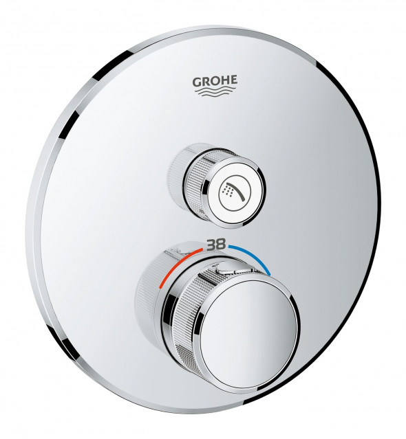 GROHE Grohtherm SmartControl - podtynkowa bateria termostatyczna do obsługi jednego wyjścia wody 29118000